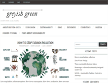 Tablet Screenshot of greyishgreen.com